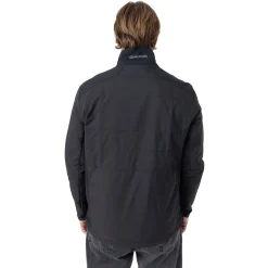 Light Wt. Mixed Media Jacket - Black