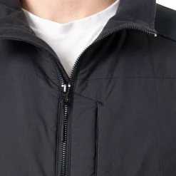 Light Wt. Mixed Media Jacket - Black