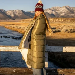 Performance Sherpa Fleece Throw - Utility Green