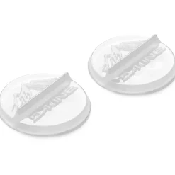 Round Scraper Stomps - Clear White
