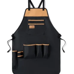 Shop Apron - Black/Tan