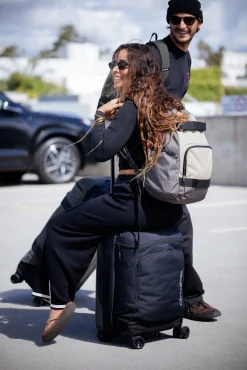 Split 4 Wheel Carry On Roller Bag 48L - Mulled Basil