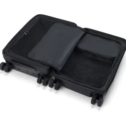 Split 4 Wheel Carry On Roller Bag 48L - Black
