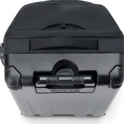Split 4 Wheel Carry On Roller Bag 48L - Black