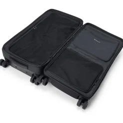 Split 4 Wheel Roller Bag 87L - Black