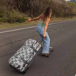 Split Roller Bag 110L Hawaii - Asphalt Checker
