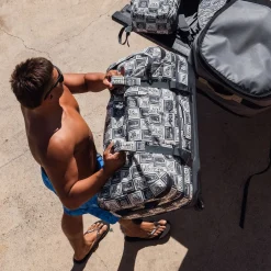 Split Roller Bag 110L Hawaii - Asphalt Checker