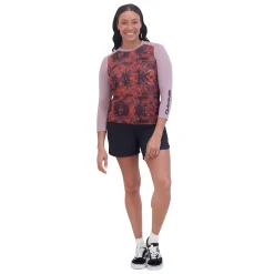 Syncline 3/4 Jersey Women's - Day Tripping / Quail