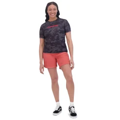 Syncline Short Sleeve Jersey Women's - Black Vintage Camo